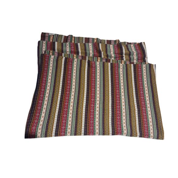 ASPEN Fair Aisle Knit Throw Blanket Multicolors - Picture 4 of 8
